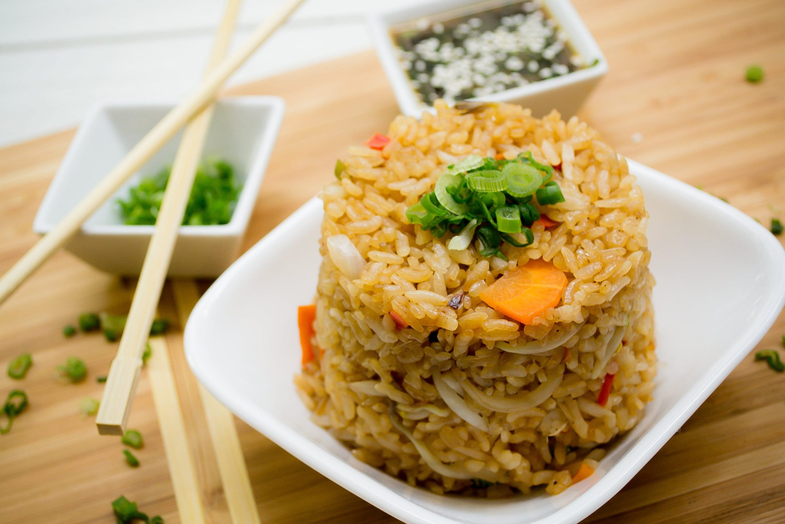 arroz en la comida china