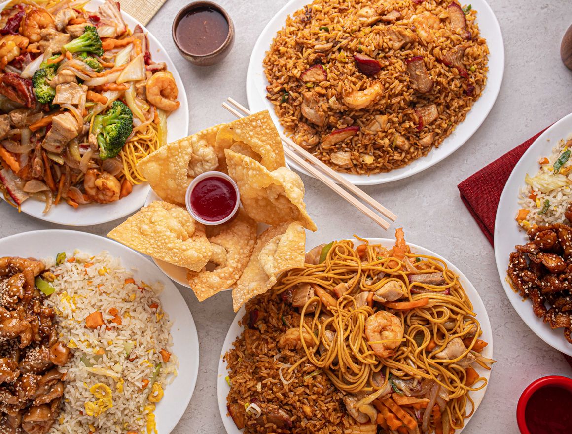 variedad en la comida china