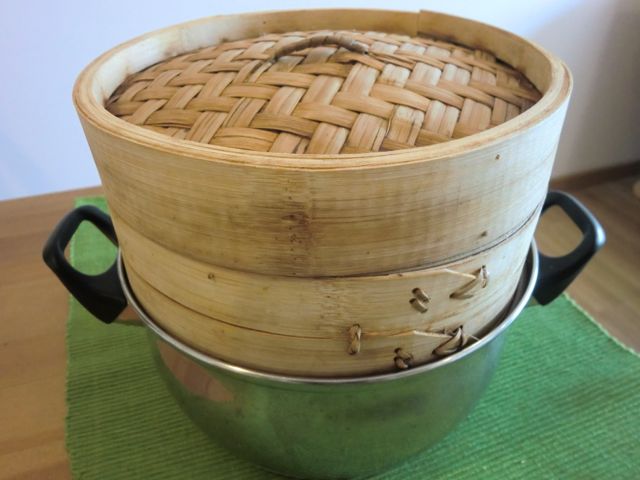 vaporizador de bambú para la cocina asiática
