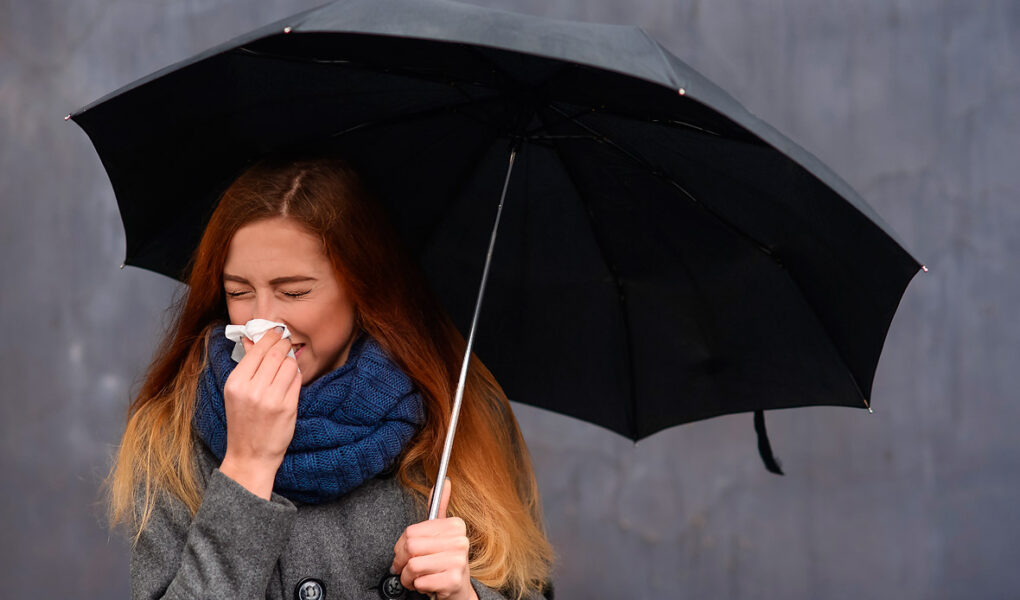 Enfermarse en temporada de lluvias