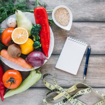 Diferentes frutas y verduras