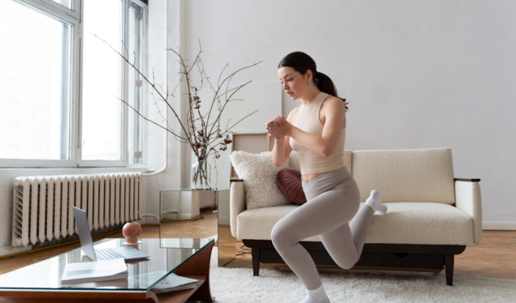 Mujer haciendo ejercicio